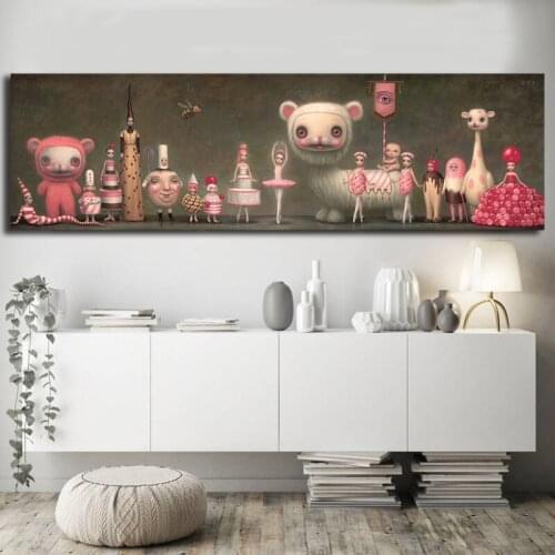 The Whipped Cream By Mark Ryden Canvas Prints Picture Modular Paintings for Living Room Poster on The Wall Home Decoration