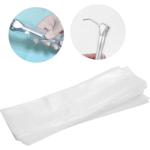 500pcs / Box 26 x 6.5cm Disposable Protective Sleeve for Dental Protective Cover Dental Tools Cover Tooth Whitening Oral Care