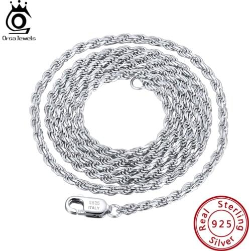 ORSA JEWELS Silver Necklaces