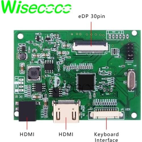2HDMI edp 30 pin controller board Module DIY Kit for Raspberry Pi PC Matrix resolution 1920*1200 1920*1080 1366*768 PCB800807V6