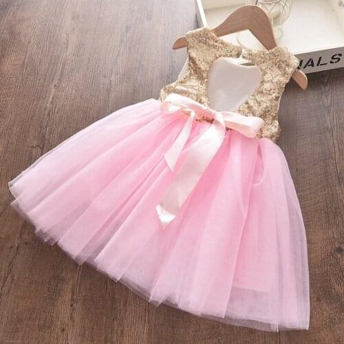 Girls Dress 2020 Summer Girl Birthday Dress Newborn Baby Cute Cupcake Striped Princess Dresses Girl Children Clothing