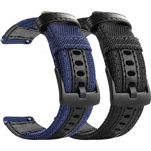 Galaxy Watch 3 45mm 41mm /Galaxy Watch 46mm Bands 22 mm Nylon Strap for Galaxy Watch Active 2 40mm 44mm Wristband 20mm Bracelet