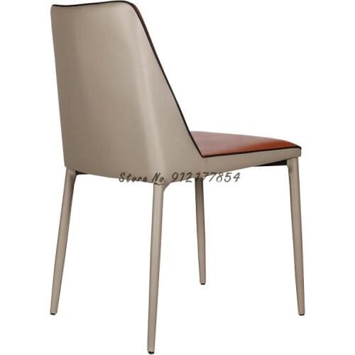 Light Luxury High-end Dining Chair Nordic Home Italian Minimalist Modern Backrest Stool Dining Table Chair