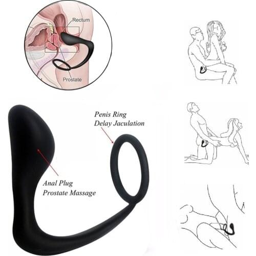 Sex Shop Silicone Male Foreskin Delay Ejaculation Penis Rings Adult Sex Toys For Men Bondage Gear Sex Products Masturbators