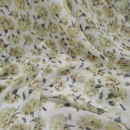 On Sale Dress Chiffon Metallic Shimmer Pattern Cosplay Holiday Cloth Fabric For Skirt Scarf