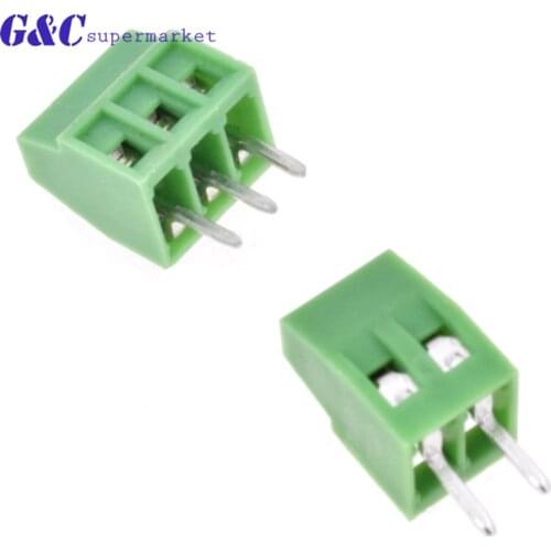 10PCS 2.54mm pcb universal screw terminal blocks connector 2/3 pin/poles kf120 diy electronics