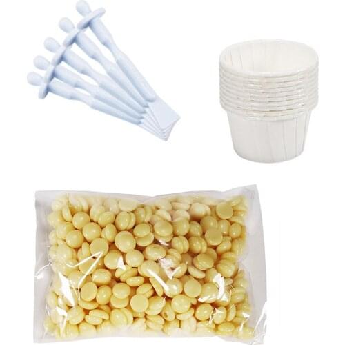 50g/Bag Nose Hair Removal Wax Beans Set Depilatory Waxing Pellet Kit Nose Facial Hair Trimmer Cleaning Tool for Beauty Care