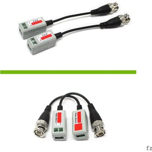 50 Pairs Twisted BNC CCTV Passive Transceivers HD CVI/AHD/TVI Video Balun UTP BNC Cat5 CCTV UTP for CCTV CAMERA