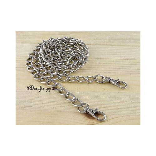 Bag chain purse chain for bag metal shoulder chain cross body strap chain nickel 106 cm Z29