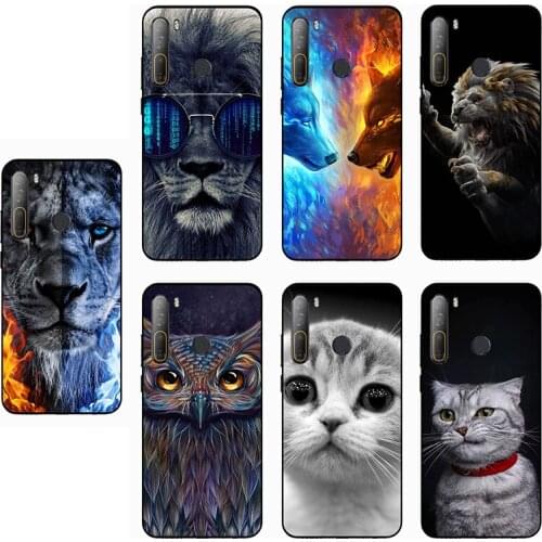 Case for HTC Desire 20 Pro case Wolf Silicon 6.5" TPU Fundas for HTC Desire 20Pro Animal Shell Bag Phone Cases for Desire 20 Pro