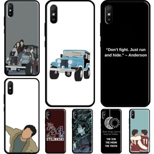 Dylan O'Brien Teen Wolf quotes Case For Redmi Note 10 Pro Cover For Redmi Note 9 8 Pro 8T 9S Coque For Redmi 9C 9A 9T 8A 7A
