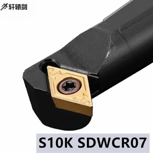 S10K SDWCR07 SDWCL07 Toolholder Carbide Insert Fixed Tool Lathe Tool DCMT