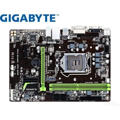 Desktop Motherboard for Gigabyte B150M-Power 2 LGA 1151 DDR4 64GB USB2.0 USB3.0 B150 used mainboard