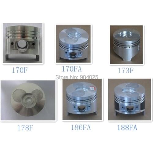 Air-cooled diesel engine parts 170FA 170FB 173F 178F 178FA 186F 186FA 188F Piston