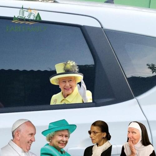 EARLFAMILY 13cm x 11.3cm 3D Effect Car Window Sticker Celebrity Wall Stickers Bedroom Home Decor Decals Mural Art Diy Posters