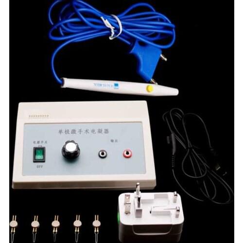 Electrocoagulator surgical operating instrument adjustable double-eyelid tool cosmetic plastic microvascular hemostasis
