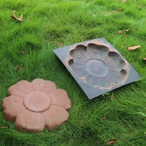 Path Maker Mold, Concrete Stepping Stone Mould, DIY Paving Brick Stone Mould, for Garden Lawn Pavement Driveway