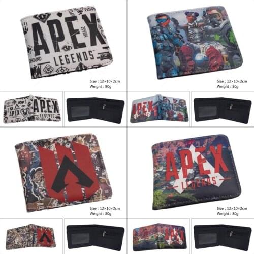 Game Apex Legends Wallet Men Anime Cartoon Wallets Women Coin Purse