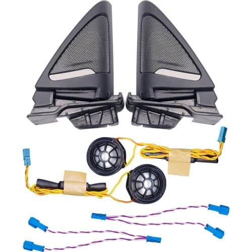 Front Door Tweeter Cover Set For Bmw F32 F33 F36 4 Series Car Audio Speaker Loudspeaker Treble Trumpet Shell Case Lid Replace