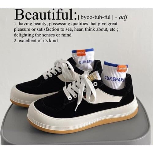 Korean Solid Color All-match Lace-Up Trend Low-Top Sneakers Men Harajuku Style Student Shoes Women Casual Fashion Couples Shoes