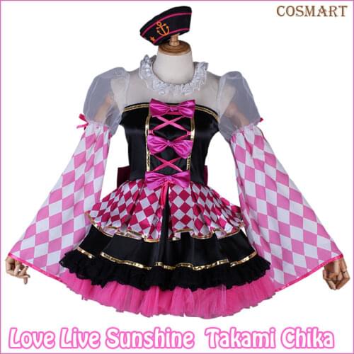 [Customize]Anime Love Live!Sunshine!Kurosawa Ruby CYaRon Happy End Aqours Awakening Dress Halloween Cosplay Costume Suit For