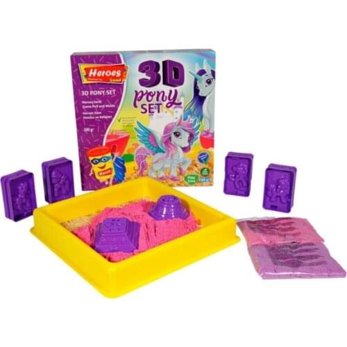 3D PONY PLAY DOUGH SET AND MOULDS