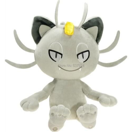 New 5Pcs Alola Meowth 12" 30CM Plush Doll