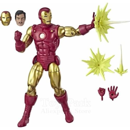 New In Box Original Marvel Legends 80th Anniversary Iron Man MK85 6" Action Figure Comic Version Collectable Toys Doll Model