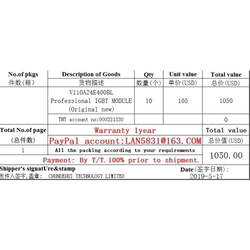 V110A24E400BL 10PCS original goods