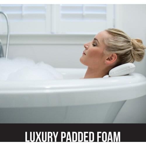 PU foam foam bathtub pillow bathtub headrest with suction cup bathtub pillow bath pillow