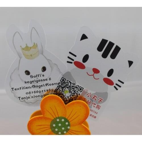 Custom shape clear transparent business cards die cut business cards pvc frost transparent business/visit/name card printing