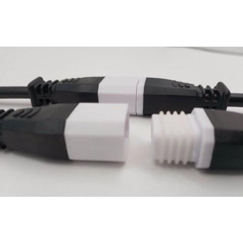 IP65 Connector Waterproof High Quality 2pin Male Female pairs DC Black White color led male and female Applicable 0.5mm