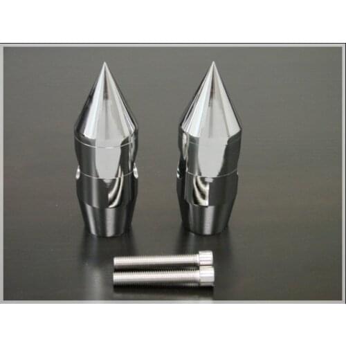 Freeshipping 5" Chrome Billet Spike Handlebar Riser For Honda CMX Shadow VT VTX Rebel Cruiser