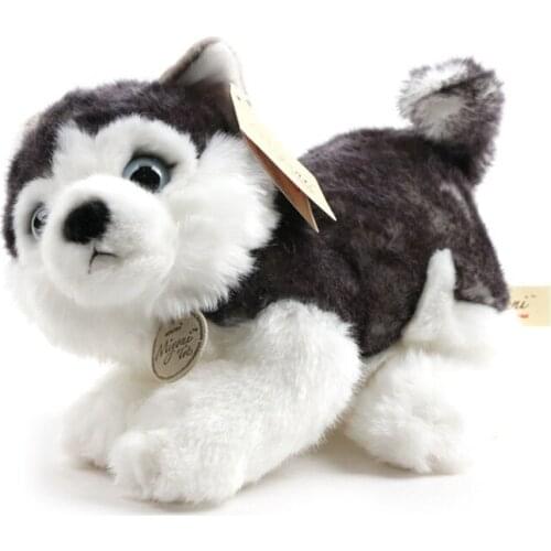 Aurora Puppy Stuffed Plush Toy Cute Simulation Pets Husky Dog Fluffy Baby Dolls Gifts for Children Comfortable and soft
