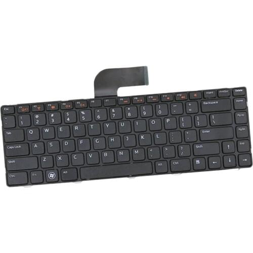 Replacement Keyboard US Layout with Point for Dell Inspiron 14R N4050 M4040 N4110 N4120 M4110 15R N5040 N5050 Laptop