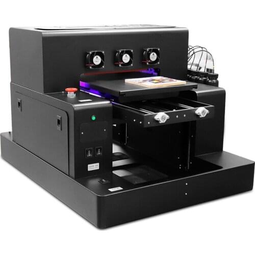 8-color A3 Size UV Printer Inkjet Printers Flatbed Printing Machine with DX5 Print Head for Phone Case, Metal, Golf, Leather
