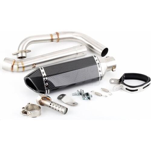 For Yamaha YZF R125 2014 to 2017 2018 MT125 MT 125 14-19 R125 V2 Escape Slip-on Motorcycle Exhaust With Decat Head Link Pipe