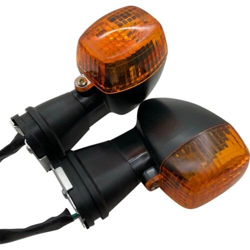1 Pair Front Motorcycle Turn Signal Light Flashers Indicator For kawasaki ZXR250 ZXR400 ZXR750 KLE 250/400/500 ZRX1200R/S