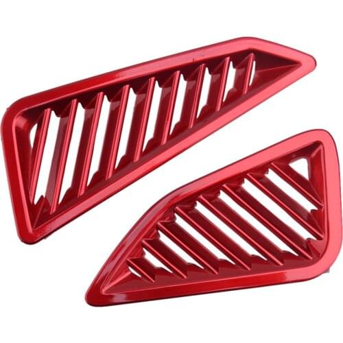 2Pcs Red Car Dashboard Air Outlet Vent Cover Trim Fit For Toyota Corolla 2019 2020 2021 Styling