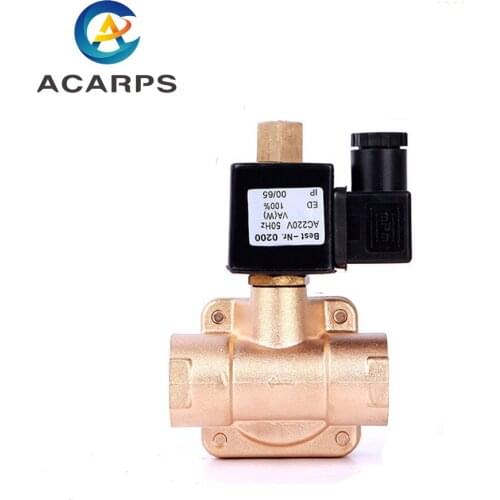 3/4" High Pressure 1.6Mpa 0927 Normally Open Brass Solenoid Valve Pilot Solenoid Valve 380V 240V 220V 110V 24V 12V