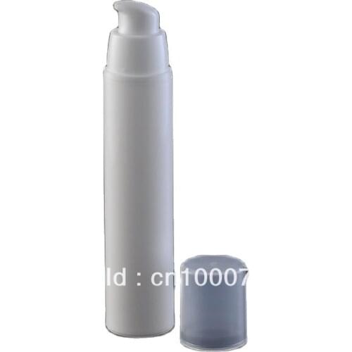 50 ML white airless vacuum pump lotion bottle used for Cosmetic Package