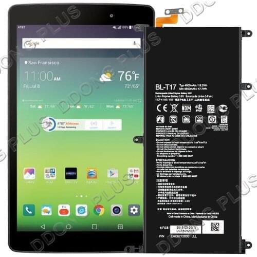 BL-T17 Battery For LG G Pad 8.3" Tablet VK500 Battery Replacement Repair Part