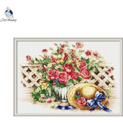 Diamond painting 5D DIY rose hat cross stitch full square diamond/round diamond embroidery set mosaic, home room decoration gift