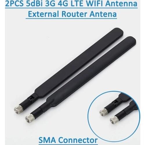 4G Antenna SMA Male 2pcs/set for 4G LTE Router External Antena for Huawei B593 E5186 For HUAWEI B315 B310 698-2700MHz