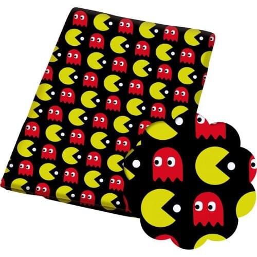 Diy 50*140CM flower pattern Polyester cotton Fabric Patchwor Printed for Tissue Kids Home Textile for Sewing Doll Dress Curtain