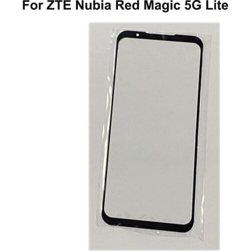 For ZTE Nubia Red Magic 5G Lite Touch Screen Glass Digitizer Panel Front Glass Sensor For Nubia Red Magic 5G Lite Without Flex