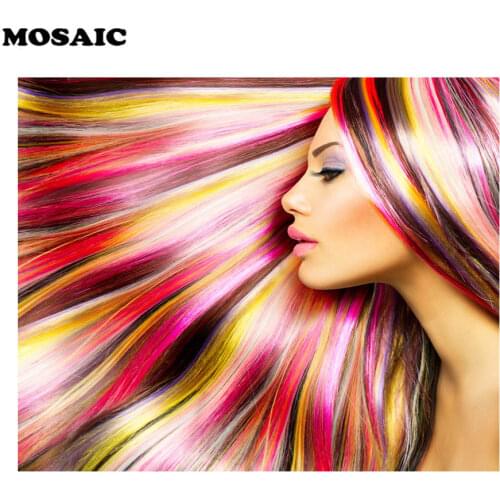 Diy custom photo,Diamond Embroidery Full,square/Round,Diy,Diamond Painting Beauty Hair Cross Stitch,5D,Mosaic,craft,girl gifts