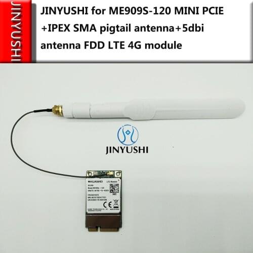 Huawei ME909S-120 MINI PCIE+IPEX SMA pigtail antenna+5dbi antenna 4G FDD LTE 4G WCDMA GSM Support GPS Module