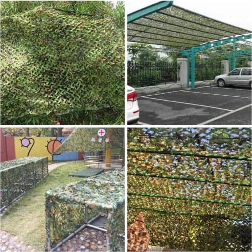 Woodland Camouflage Net Privacy Protection Camouflage Mesh For Camping Sun Shelter Hunting Camo Netting Car Covers Tent