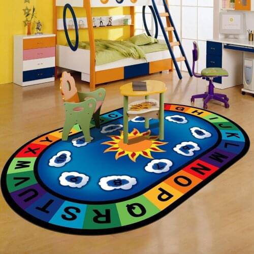 Cartoon Child carpets For Living room Tea table Bedroom carpet Full of Bedside decor Rugs Kids/baby Game Crawl large area Rug